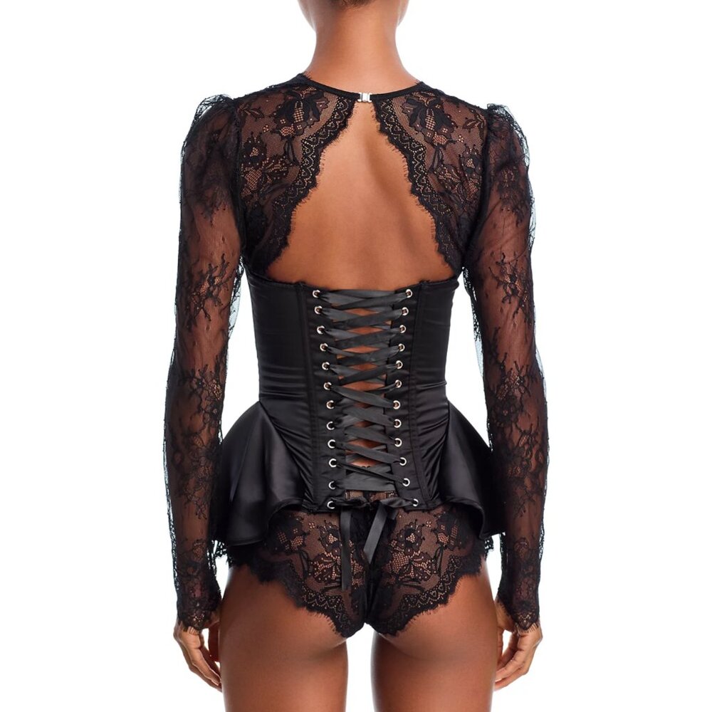 S Sleeved Lace Corset - Thistle and Spire - Picture 3 of 3